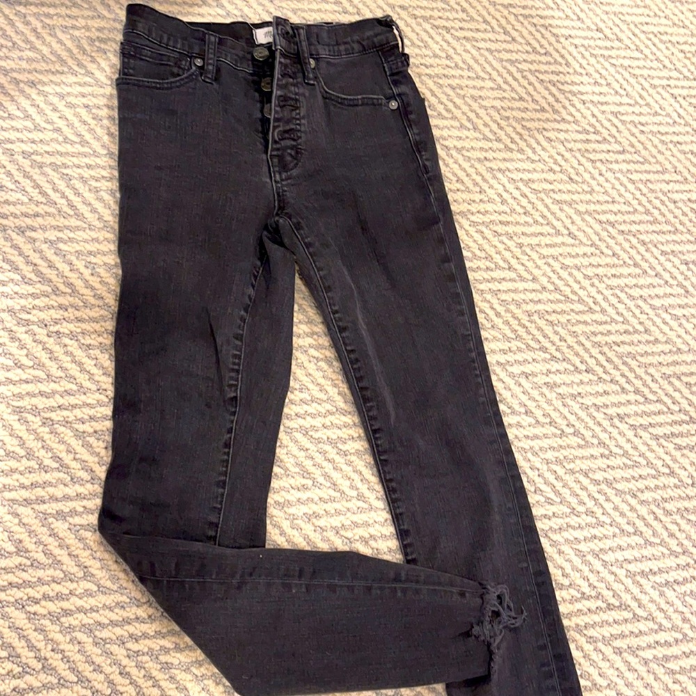 Madewell high rise skinny 9”
